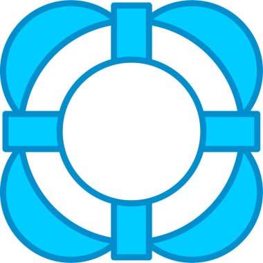 Web kullanımı için Yaşam Halkası Basit Vektör Simgesi