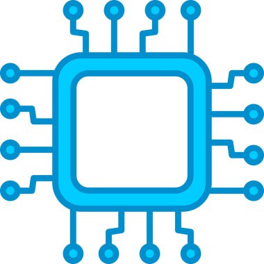 Web kullanımı için Chip Basit Vektör Simgesi