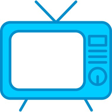 Web Kullanımı için Tv Basit Vektör Simgesi