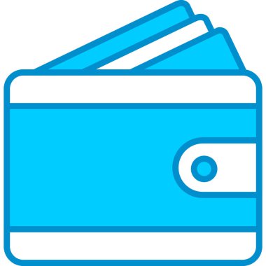 Web kullanımı için Cüzdan Basit Vektör Simgesi