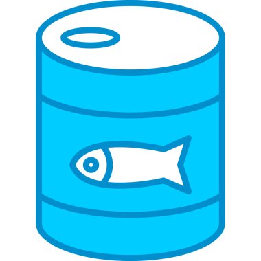 Web kullanımı için Konserve Gıda Basit Vektör Simgesi