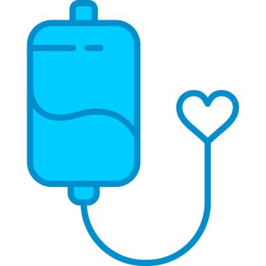 Web kullanımı için Kan Bağışı Basit Vektör Simgesi