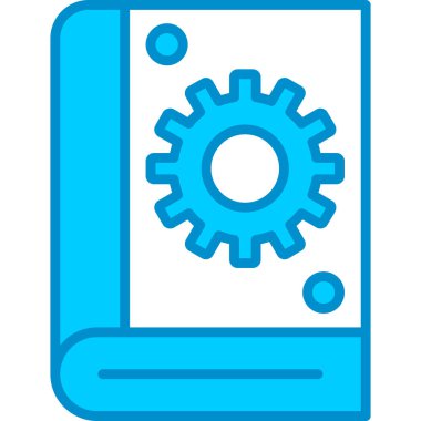 Web kullanımı için Kitap Basit Vektör Simgesi Ayarlanıyor