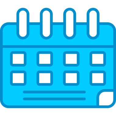 Web kullanımı için Takvim Basit Vektör Simgesi