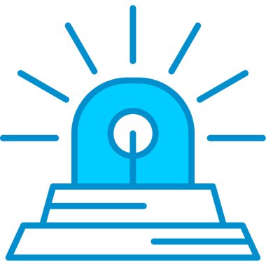 Web Kullanımı için Siren Basit Vektör Simgesi