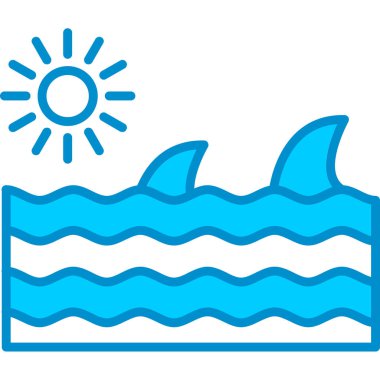 Web Kullanımı için Köpekbalığı Basit Vektör Simgesi