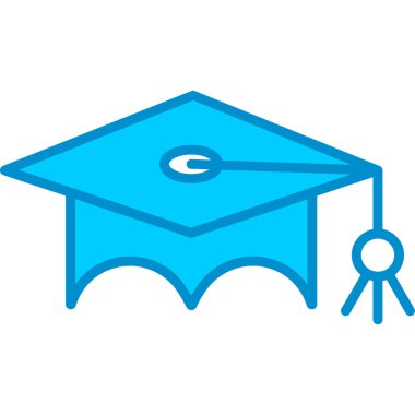 Web kullanımı için Mortarboard Basit Vektör Simgesi