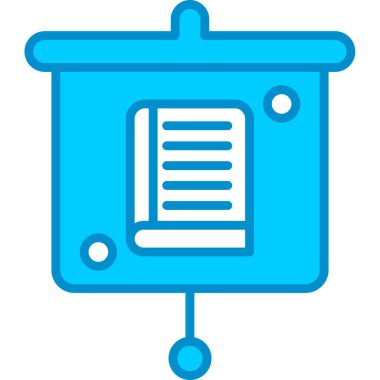 Web kullanımı için Eğitim Sunumu Basit Vektör Simgesi