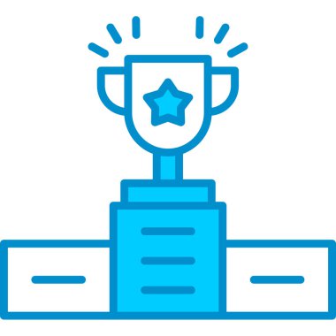 Web Kullanımı İçin Kazanan Basit Vektör Simgesi