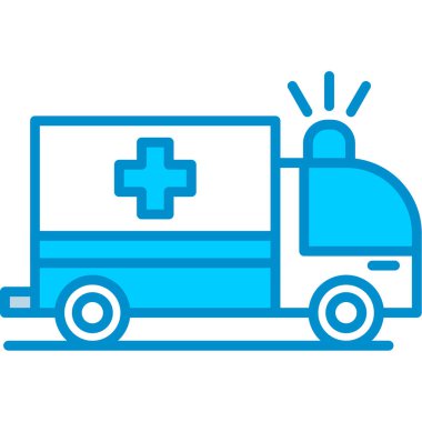 Web kullanımı için Ambulans Basit Vektör Simgesi