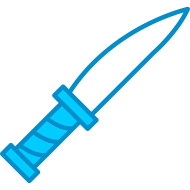 Web kullanımı için Basit Vektör Simgesi Bıçağı