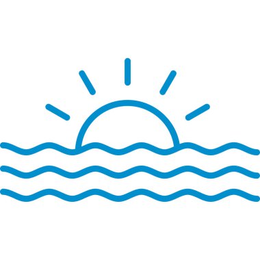 Web kullanımı için Günbatımı Basit Vektör Simgesi