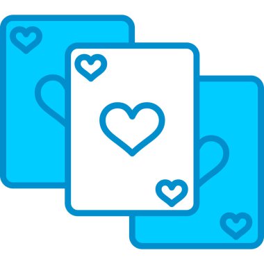 Web kullanımı için Kartlar Basit Vektör Simgesi