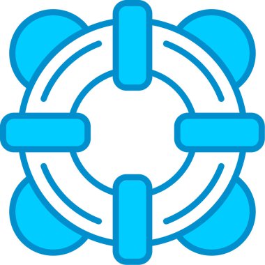 Web kullanımı için Lifebuoy Basit Vektör Simgesi