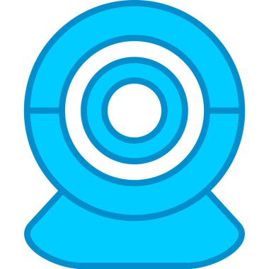 Web Kullanımı için Web Kamerası Basit Vektör Simgesi