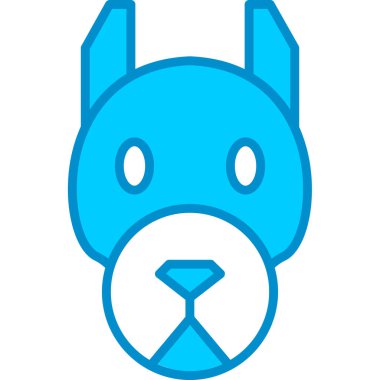 Web Kullanımı için Köpek Basit Vektör Simgesi