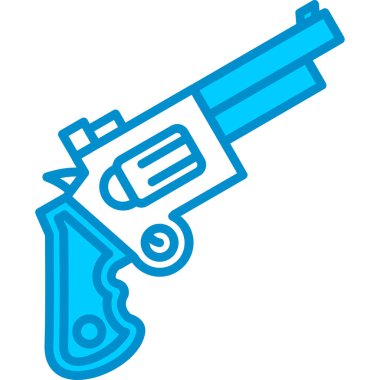 Web Kullanımı için Tabanca Basit Vektör Simgesi