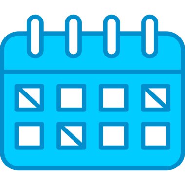 Web kullanımı için Takvim Basit Vektör Simgesi