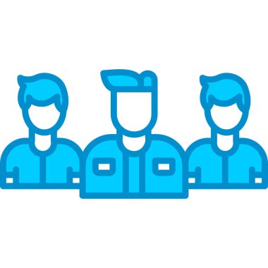 Web kullanımı için Grup Basit Vektör Simgesi