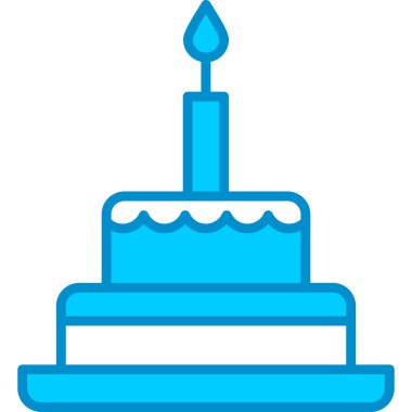 Web Kullanımı için Kek Basit Vektör Simgesi