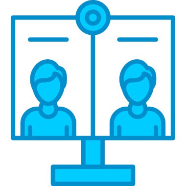 İnsan simgesinin vektör illüstrasyonu