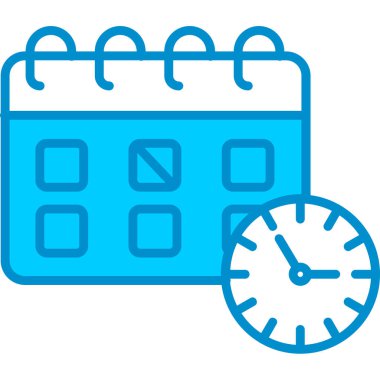 Web kullanımı için Basit Vektör Simgesi Zamanlaması