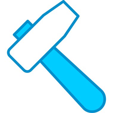 Web kullanımı için Çekiç Basit Vektör Simgesi