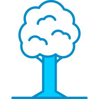 Web kullanımı için Ağaç Basit Vektör Simgesi