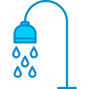 Web kullanımı için Basit Duş Vektörü Simgesi