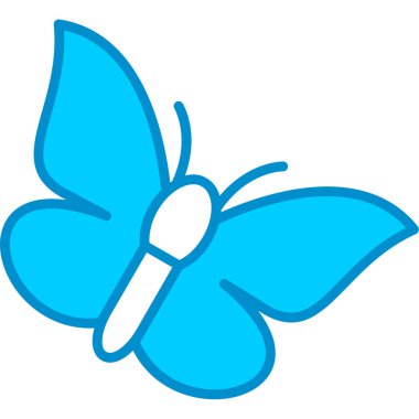 Web kullanımı için Kelebek Basit Vektör Simgesi