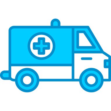 Web kullanımı için Ambulans Basit Vektör Simgesi