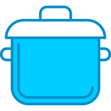 Web kullanımı için Basit Ot Vektör Simgesi Pişiriliyor