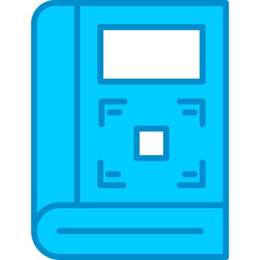 Web kullanımı için QR Defteri Basit Vektör Simgesi