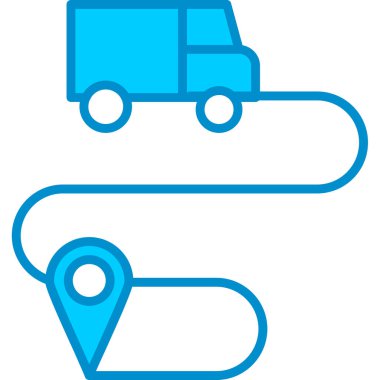 Web kullanımı için Servis Lojistiği Basit Vektör Simgesi