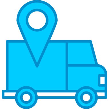 Web kullanımı için Doğrudan Teslimat Basit Vektör Simgesi