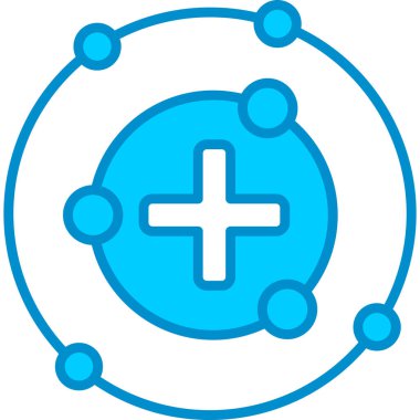 Web kullanımı için Proton Basit Vektör Simgesi