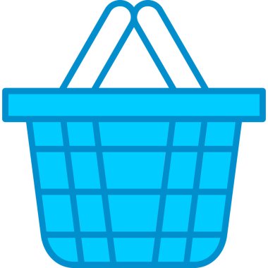 Web kullanımı için Alışveriş Sepeti Basit Vektör Simgesi
