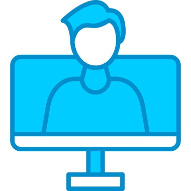 Web kullanımı için Basit Vektör Simgesi Çağrısı