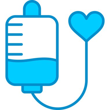 Web kullanımı için Kan Bağışı Basit Vektör Simgesi