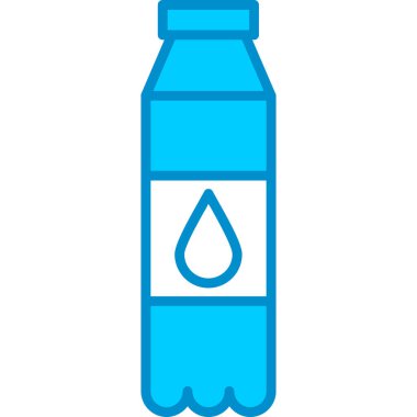 Web kullanımı için Su Şişesi Basit Vektör Simgesi