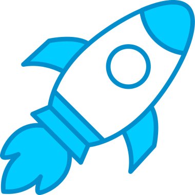 Web kullanımı için Uzay Gemisi Basit Vektör Simgesi