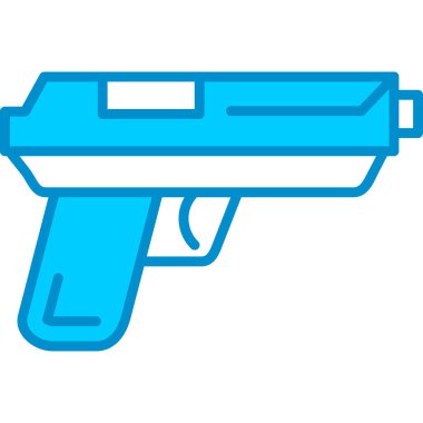 Web Kullanımı için Silah Basit Vektör Simgesi