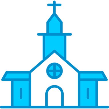 Web Kullanımı için Kilise Basit Vektör Simgesi