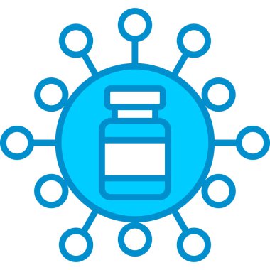 Web kullanımı için Aşı Basit Vektör Simgesi