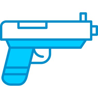 Web Kullanımı için Tabanca Basit Vektör Simgesi