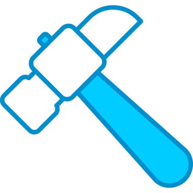 Web kullanımı için Çekiç Basit Vektör Simgesi