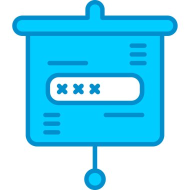 Web kullanımı için Güvenlik Sunumu Basit Vektör Simgesi