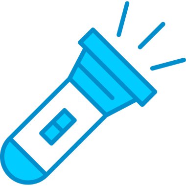 Web kullanımı için El feneri Basit Vektör Simgesi