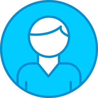 Web kullanımı için Kullanıcı Basit Vektör Simgesi