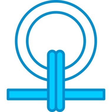 Web kullanımı için Shen Ring Basit Vektör Simgesi